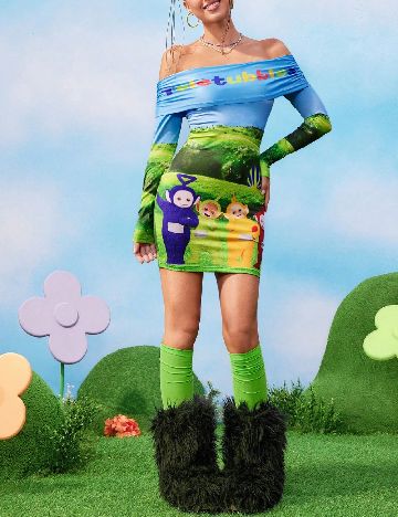 Rochie scurta SHEIN, mix culori