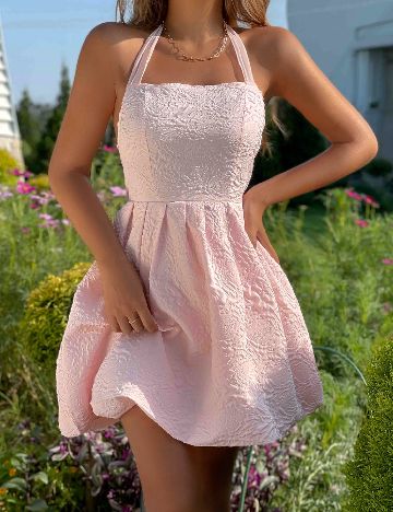 Rochie scurta SHEIN, roz