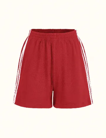 Pantaloni scurti SHEIN, rosu