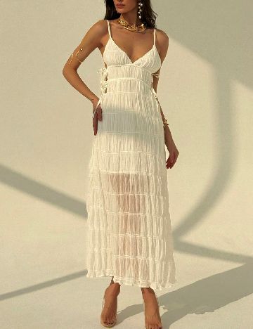 Rochie lunga SHEIN, alb