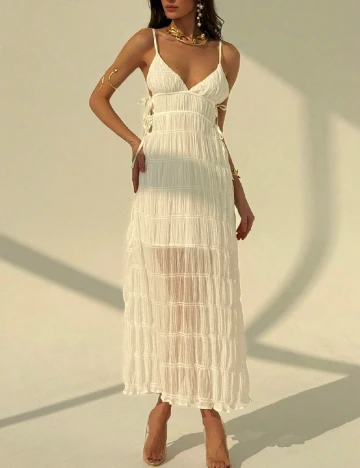 Rochie lunga SHEIN, alb