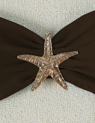 Costum de baie SHEIN, maro