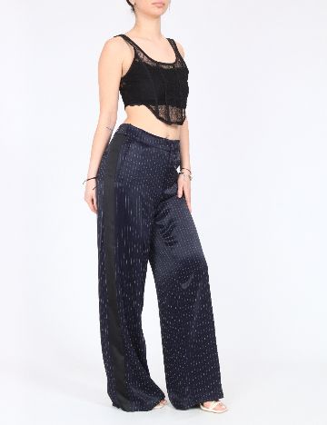 Top Neon&Nylon, negru