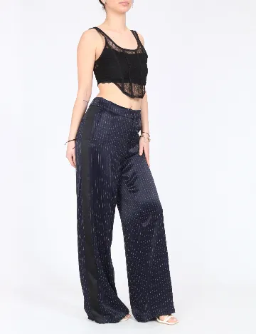 Top Neon&Nylon, negru