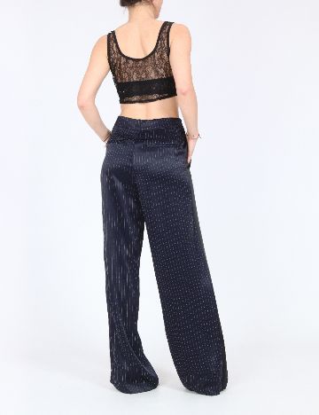 Top Neon&Nylon, negru