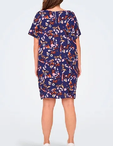 Rochie scurta Only Carmakoma, bleumarin