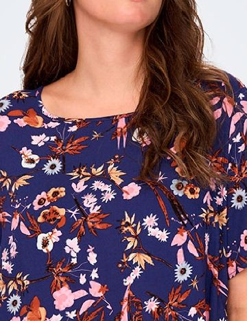 Rochie scurta Only Carmakoma, bleumarin