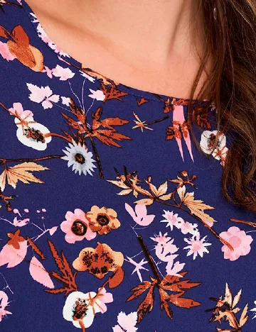 Rochie scurta Only Carmakoma, bleumarin