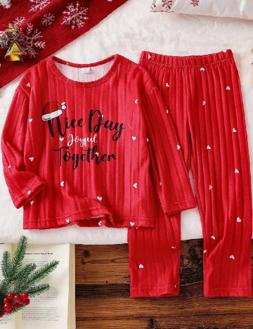 Compleu Shein Kids, rosu