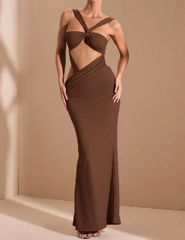 Rochie lunga SHEIN, maro