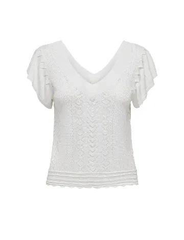 Bluza Jacqueline de Yong, alb