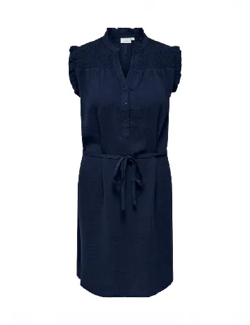 Rochie scurta Only Carmakoma, bleumarin