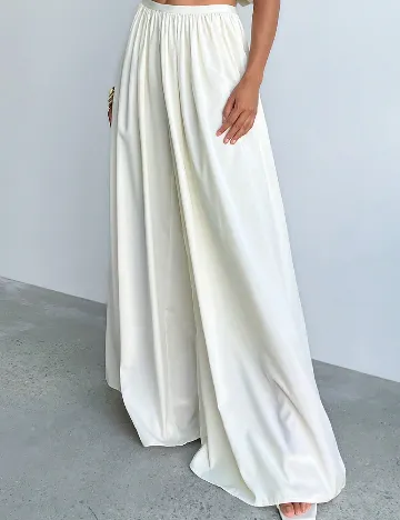 Pantaloni SHEIN, ecru