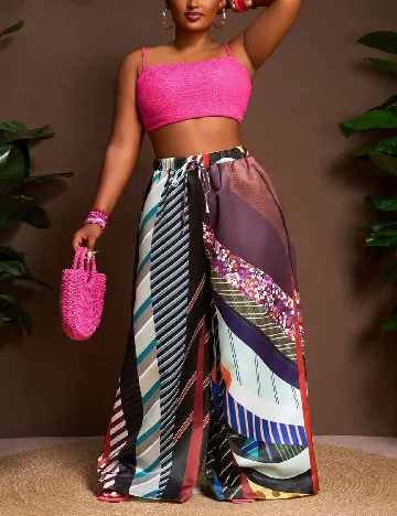 Pantaloni SHEIN CURVE, mix culori