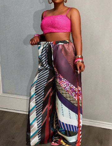 Pantaloni SHEIN CURVE, mix culori