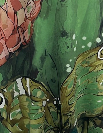 Rochie lunga SHEIN, verde