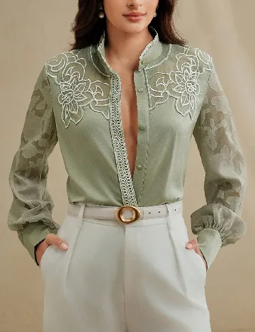 Camasa Anewsta, verde