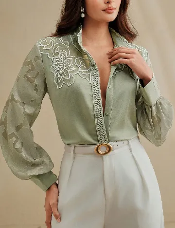 Camasa Anewsta, verde