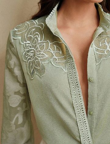 Camasa Anewsta, verde