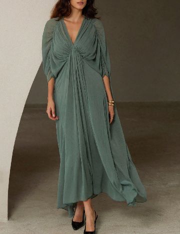 Rochie lunga SHEIN, verde