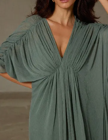 Rochie lunga SHEIN, verde