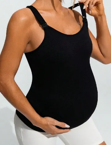 Maiou SHEIN Maternity, negru