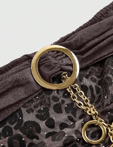 Top Romwe, animal print