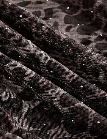 Top Romwe, animal print