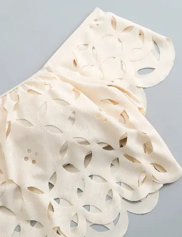 Costum de baie SHEIN, crem