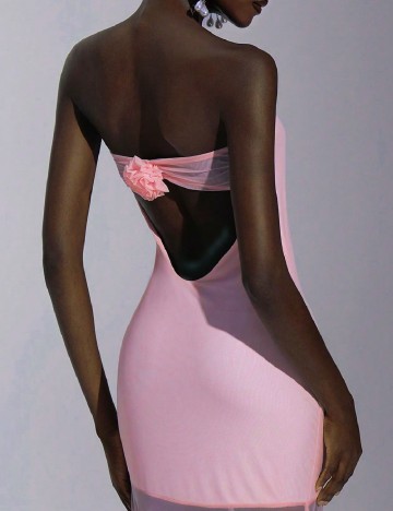 Rochie lunga SHEIN, roz