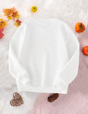 Bluza Shein Kids, alb