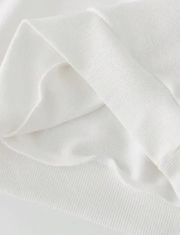 Bluza Shein Kids, alb