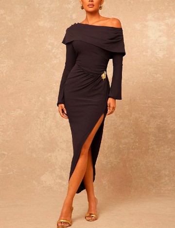 Rochie medie SHEIN, maro