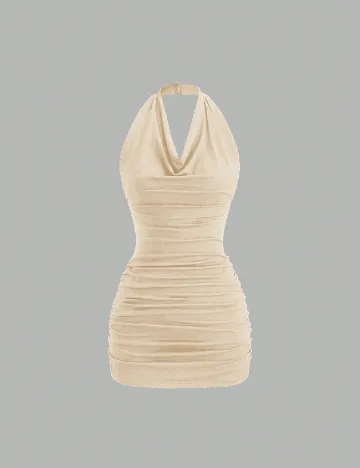 Rochie scurta SHEIN, crem