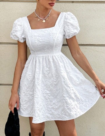 Rochie scurta SHEIN, alb