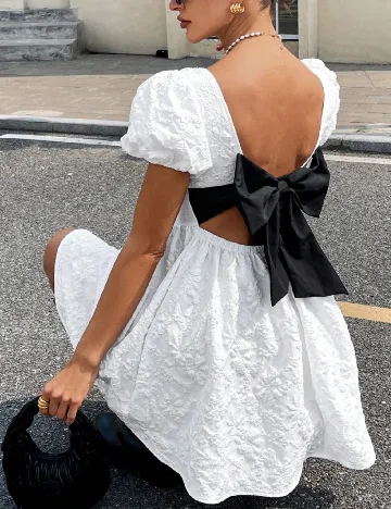 Rochie scurta SHEIN, alb