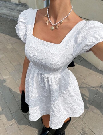 Rochie scurta SHEIN, alb