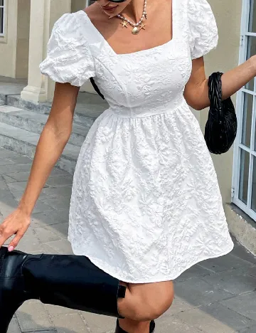 Rochie scurta SHEIN, alb