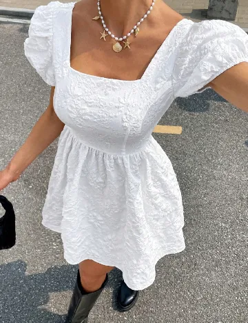 Rochie scurta SHEIN, alb