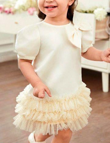 Rochie Shein Kids, crem