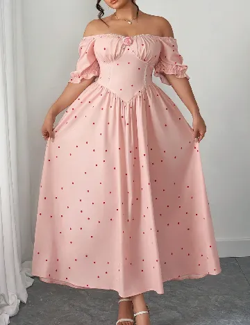 Rochie lunga SHEIN CURVE, somon