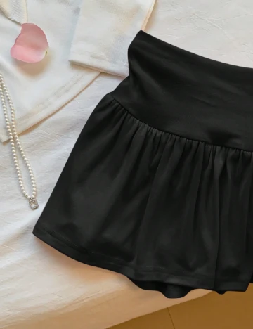 Fusta pantalon SHEIN CURVE, negru