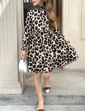 Rochie Shein Kids, animal print