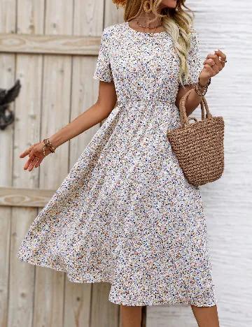 Rochie medie SHEIN, floral print