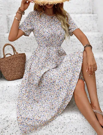 Rochie medie SHEIN, floral print