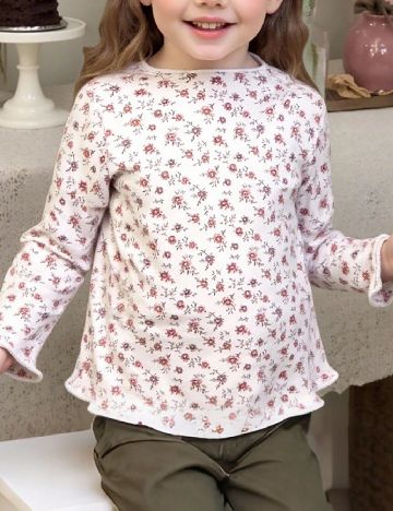 Set bluze 3 bucati Shein Kids, ecru