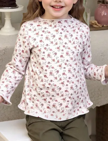 Set bluze 3 bucati Shein Kids, ecru