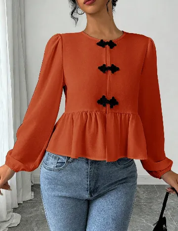 Bluza SHEIN, portocaliu
