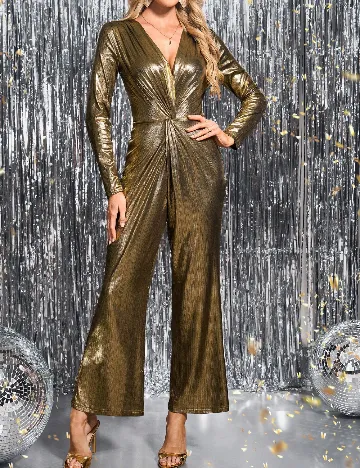 Salopeta SHEIN, auriu