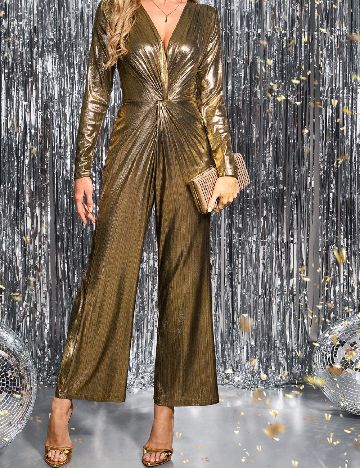 Salopeta SHEIN, auriu